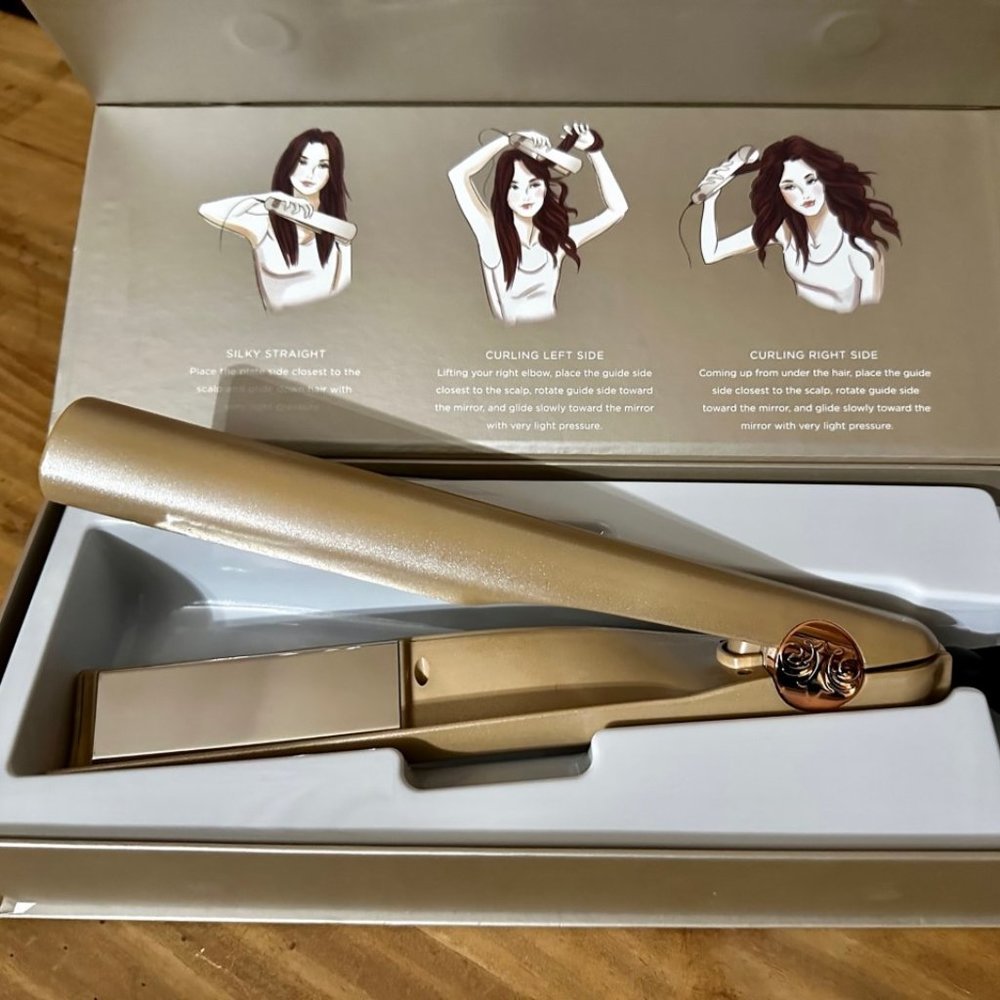 Brand New TYME Iron 2-in-1 Hair Curler and Straightener